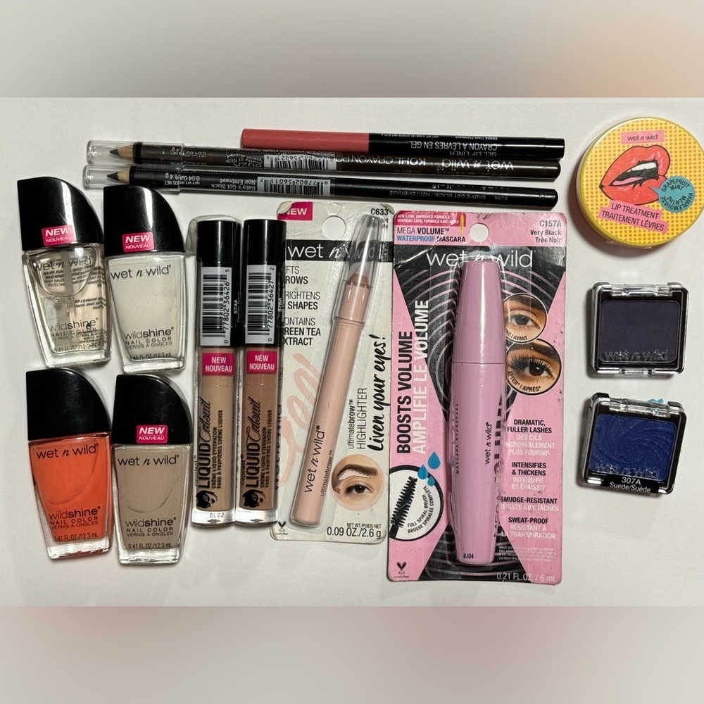 wet n wild Lot of Makeup and Nail Polish